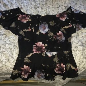 Off the shoulder shirt